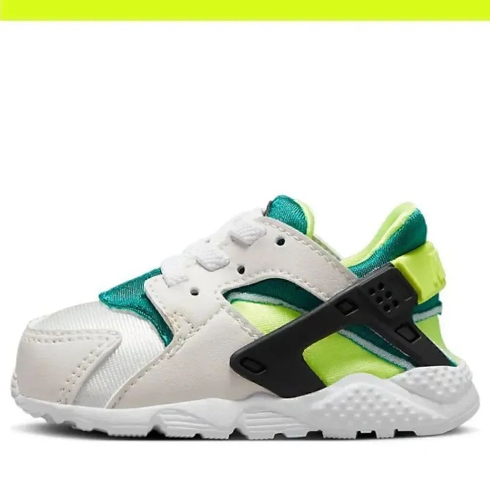 Nike Huarache Run Toddler Shoes Phantom/Bright Spruce/Black/Volt Size 7C, New